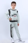 ERKEK ÇOCUK 3 İPLİK EŞOFMAN TAKIMI MNT BASKILI E18 thumbnail 9