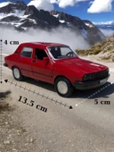 Metal Araba Çek Bırak Toros Bordo Sesli ve Işıklı ( 1/36 Ölçek ) - 3