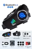 1080P Kamera Kayıt Özellikli Motosiklet Kask Kulaklık Q-28P 32Gb Hafıza Kartı Hediyeli Wireless APP - 1