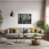 Duvar Dekoru Hediyelik Van Gogh Yıldızlı Geceler (Starry Night by Van Gogh) Metal Duvar Tablosu Sanat thumbnail 3