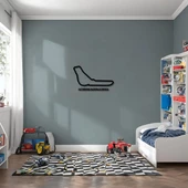 Sanatsal Metal Tablo İtalya Grand Prix Metal Duvar Tablosu Formula 1 - 2