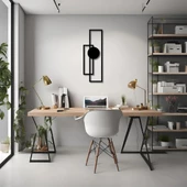 Modern Metal Duvar Sanatı Şekil 1 (Shape 1) Metal Duvar Tablosu Soyut - 1