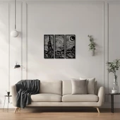 Duvar Dekoru Hediyelik Van Gogh Yıldızlı Geceler (Starry Night by Van Gogh) Metal Duvar Tablosu Sanat thumbnail 4