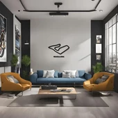 Modern Metal Duvar Sanatı Avusturya Grand Prix Metal Duvar Tablosu Formula 1 thumbnail 1