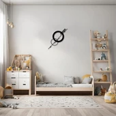 Metal Duvar Dekorasyonu Şekil 2 (Modern Circle) Metal Duvar Tablosu Soyut - 2
