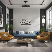 Dekoratif Metal Sanatı Miami Grand Prix Metal Duvar Tablosu Formula 1 thumbnail 1