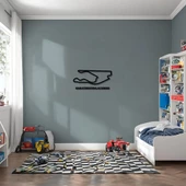 Dekoratif Metal Sanatı Miami Grand Prix Metal Duvar Tablosu Formula 1 thumbnail 3