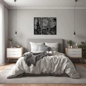 Duvar Dekoru Hediyelik Van Gogh Yıldızlı Geceler (Starry Night by Van Gogh) Metal Duvar Tablosu Sanat thumbnail 2