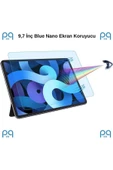 Ipad 9.7 Inç (5.NESİL) 2017 Blue Nano Parmak Izi Bırakmaz Ekran Koruyucu - 1