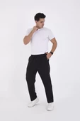 Kışlık Dabıl Kumaş Basic Eşofman Pantolon - Siyah - 5