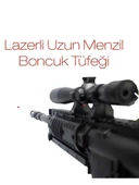 LAZERLİ DÜRBÜNLÜ BONCUK ATAN SNİPER + BONCUK HEDİYELİ - 4