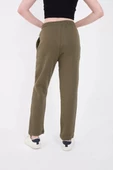 Unisex  Basic Eşofman Pantolon - Hakİ - 8