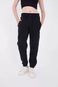 Basic Lastikli Eşofman Pantolon - Lacivert - 5