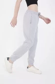 Basic Lastikli Eşofman Pantolon - Gri - 6