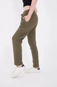 Unisex  Basic Eşofman Pantolon - Hakİ - 6