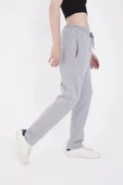 Unisex Basic Eşofman Pantolon - Gri - 8