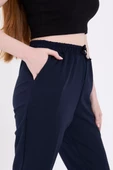 Kadın Tam Kalıp Basic Eşofman Pantolon - Lacivert - 6