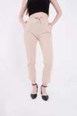 Kadın Tam Kalıp Basic Eşofman Pantolon - Bej - 1