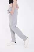 Unisex Basic Eşofman Pantolon - Gri - 4