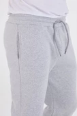 Unisex Kışlık Lastikli Eşofman Pantolon - Gri - 6