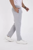Unisex  Basic Eşofman Pantolon - Gri - 8