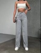 Basic  Eşofman Pantolon - Gri - 1