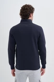 Cazador 24KCEEO05618 Lacivert Erkek 3 İplik Yarım Fermuarlı Geniş Boğazlı Sweat - 3