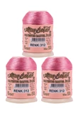 3 Adet Altınbaşak Oya ve Dantel İpi 20 gr - Royaleks - No: 600 - 312 - 363 - 5
