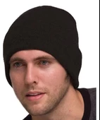 Tam Kalıp Kışlık Triko Bere - Siyah - 1