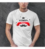 Babalar Günü Baskılı T-shirt - Beyaz - 1
