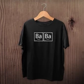 Babalar Günü Baskılı T-shirt - Siyah - 1