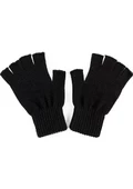 Erkek Kısa Parmaksız Triko Eldiven - Siyah - 2