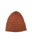 Çocuk Dokuma Triko Bere - Kahve - 1