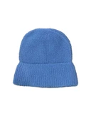 Unisex Tam Kalıp İnce Sakallı Triko Bere - Indigo - 1