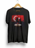 30 Ağustos Atatürk Baskılı T-shirt - Siyah - 1
