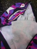 Unisex Pubg Bape  Hoodie - Mor - 5