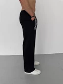 Unisex Dijital Baskılı Eşofman Altı - Siyah - 3