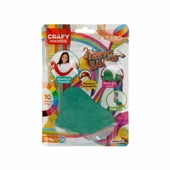 3608 Crafy Streç Oyun Kumu Yeşil 200 g - 1