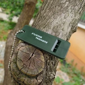 Kamp Outdoor Yaşam Yüksek Sesli Acil Durum Survival Plastik Düdük - 3