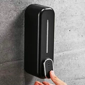 Siyah Duvara Monte Sıv Sabunluk Dispenser 300 ml - 1