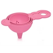 Pratik Yumurta Süzgeci Mini Süzgeç Huni Seti Hepsi Bir Arada - 2