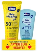 Chicco Baby Moments Sun Güneş Kremi Spf 50+ 75 ml + After Sun Hediye - 1