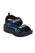 Mergenshoes S20 Siyah Mavi Günlük Erkek Çocuk Sandalet Ayakkabı - 3