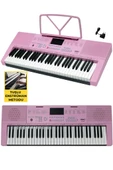 Midex PS-2300PK-PAK 61 Tuşlu Org Stand Kulaklık Pembe Başlangıç İçin Uygun - 3