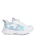 Mergenshoes Tmw Beyaz Lila Fileli Günlük Kız Çocuk Spor Ayakkabı - 1
