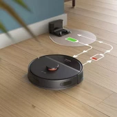 Philips HomeRun 3000 Serisi Aqua XU3000/01 Siyah Akıllı Robot Süpürge - 6