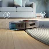 Philips HomeRun 3000 Serisi Aqua XU3000/01 Siyah Akıllı Robot Süpürge - 5