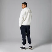 Ellesse Fermuarlı Kapüşonlu Erkek Beyaz Ceket EM250 - 3