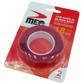 Meg Çift Taraflı Bant Akrilik Silikon Extra Güçlü Bant 18mm x 2MT thumbnail 3