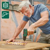 Bosch EasyDrill 1200 1.5Ah Çift Akü Delme/Vidalama Makinesi - 06039D3007 - 3